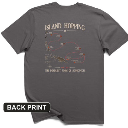 Island Hopping Back Print T-Shirt