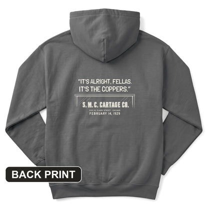 It's The Coppers Back Print Hoodie