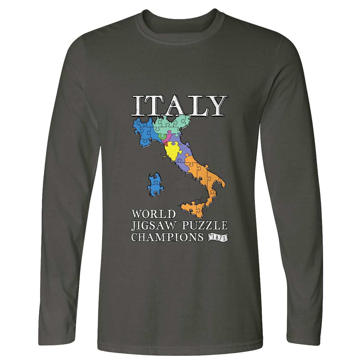 Italy Jigsaw Puzzle Long Sleeve T-Shirt