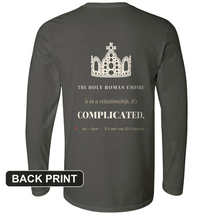 Its Complicated Back Print Long Sleeve T-Shirt