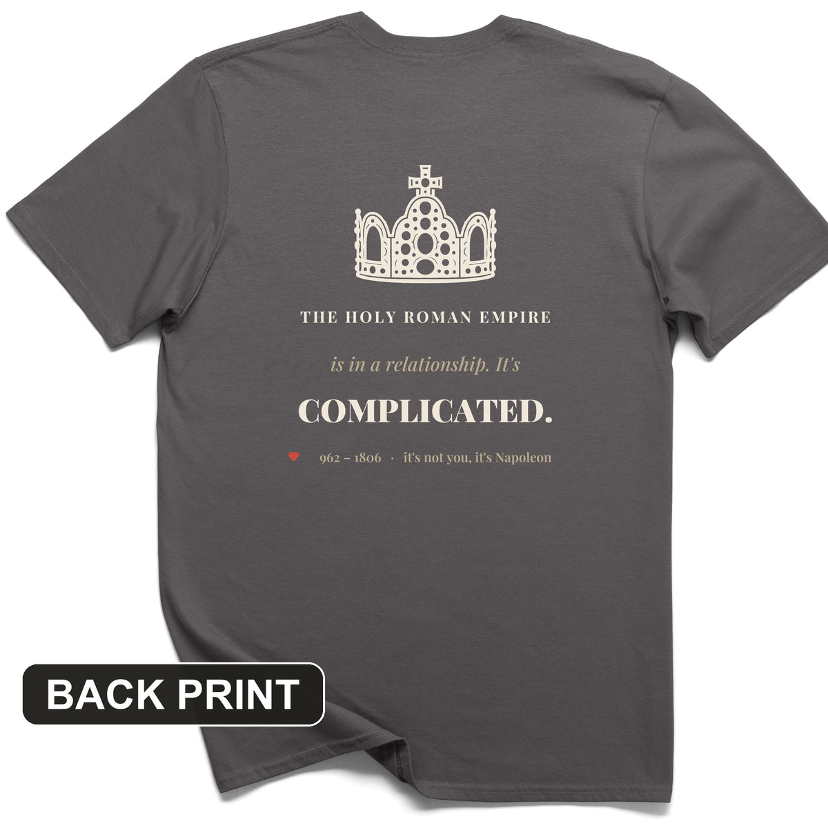 Its Complicated Back Print T-Shirt