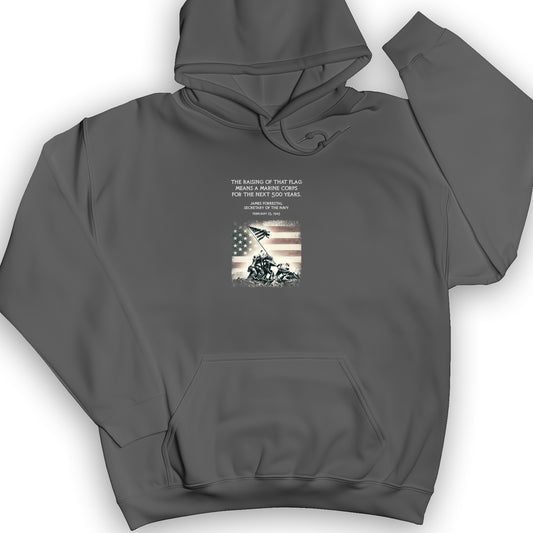 Iwo Jima Flag Hoodie