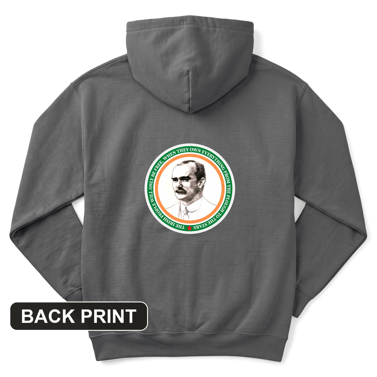 James Connolly Back Print Hoodie