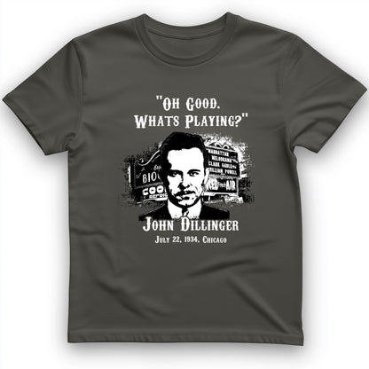 John Dillinger Let's Go To Movies T-Shirt