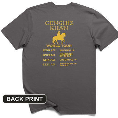 Khan World Tour Back Print T-Shirt