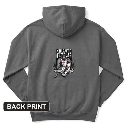 Knights Templar Back Print Hoodie