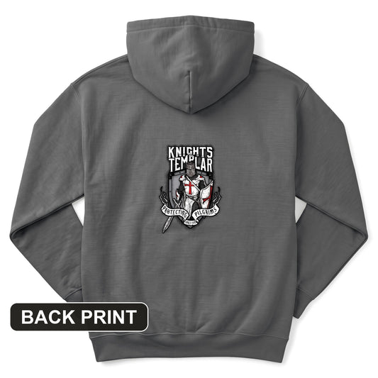 Knights Templar Back Print Hoodie