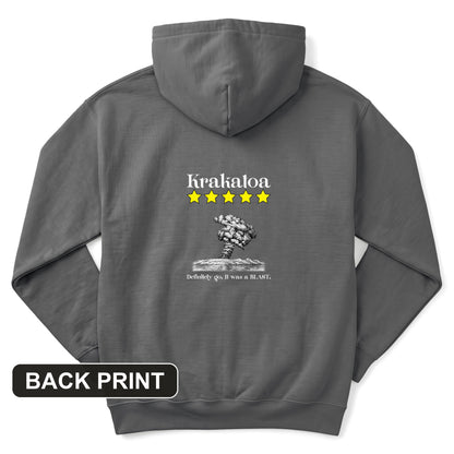 Krakatoa 5 Star Back Print Hoodie