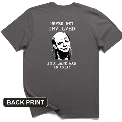 Land War In Asia Back Print T-Shirt
