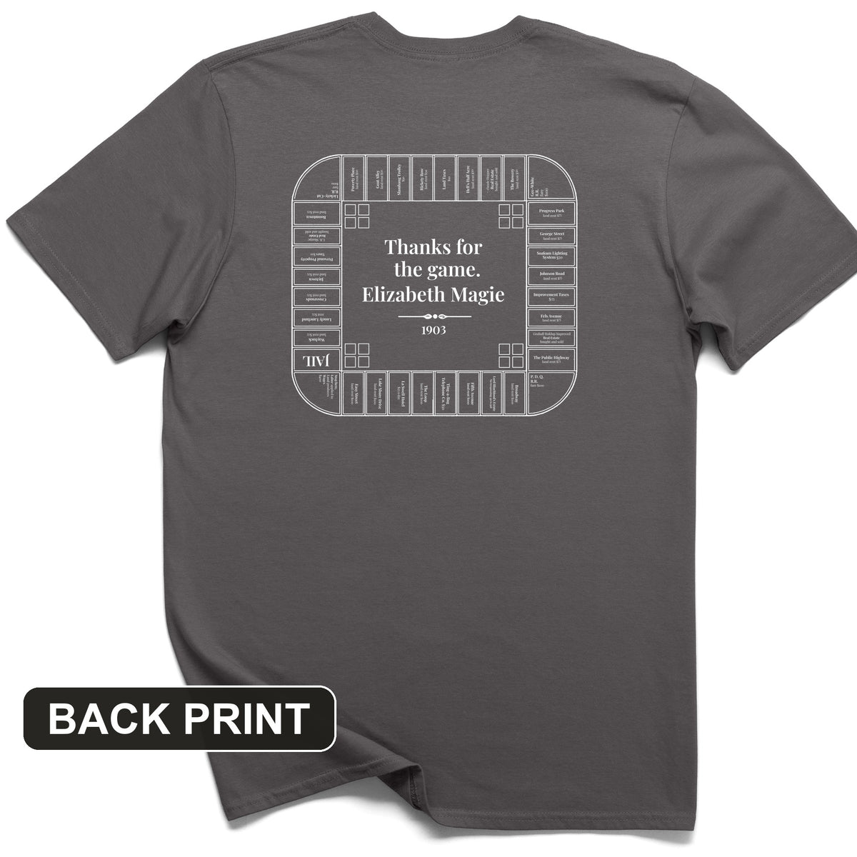 Landlords Game Back Print T-Shirt