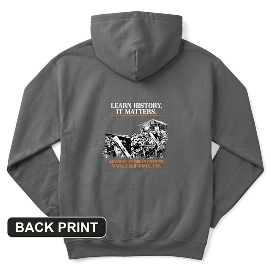 Learn History It Matters Back Print Hoodie