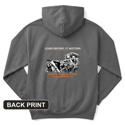 Learn History It Matters Back Print Hoodie