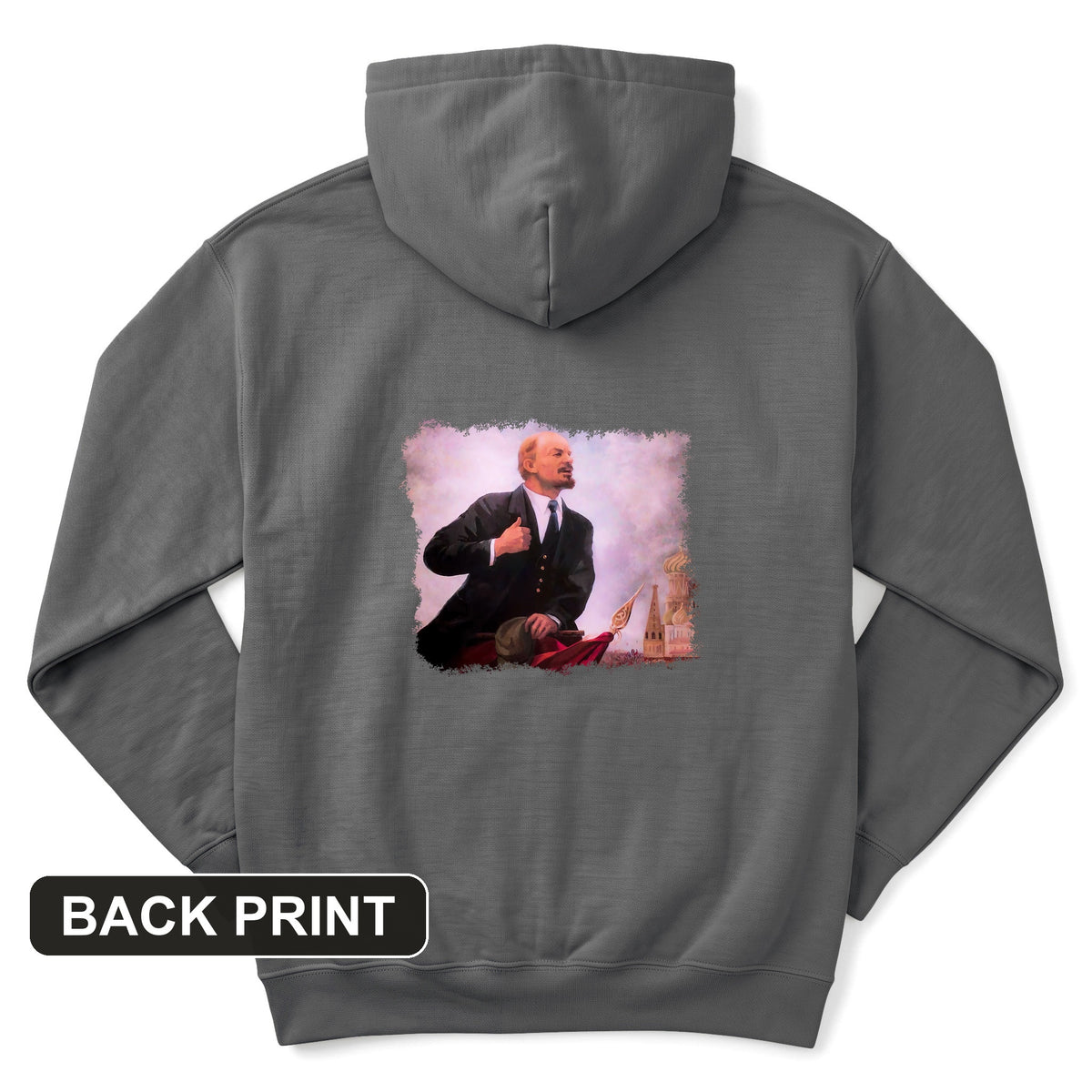 Lenin Back Print Hoodie