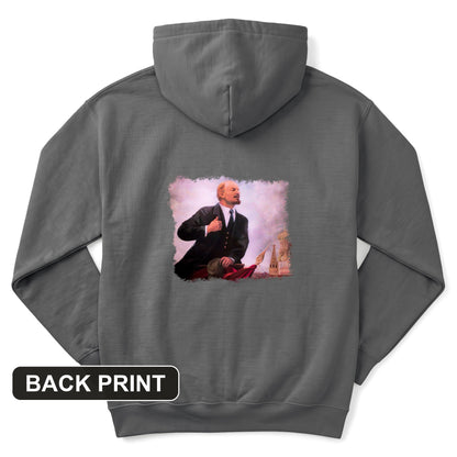 Lenin Back Print Hoodie