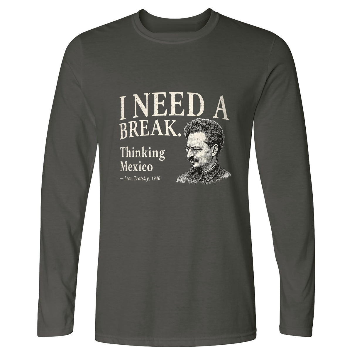 Leon Trotsky Mexico Long Sleeve T-Shirt