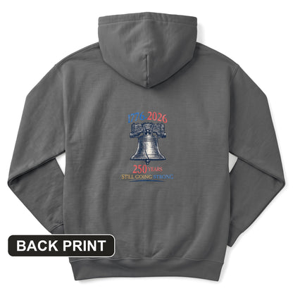 Liberty Bell 250th Back Print Hoodie