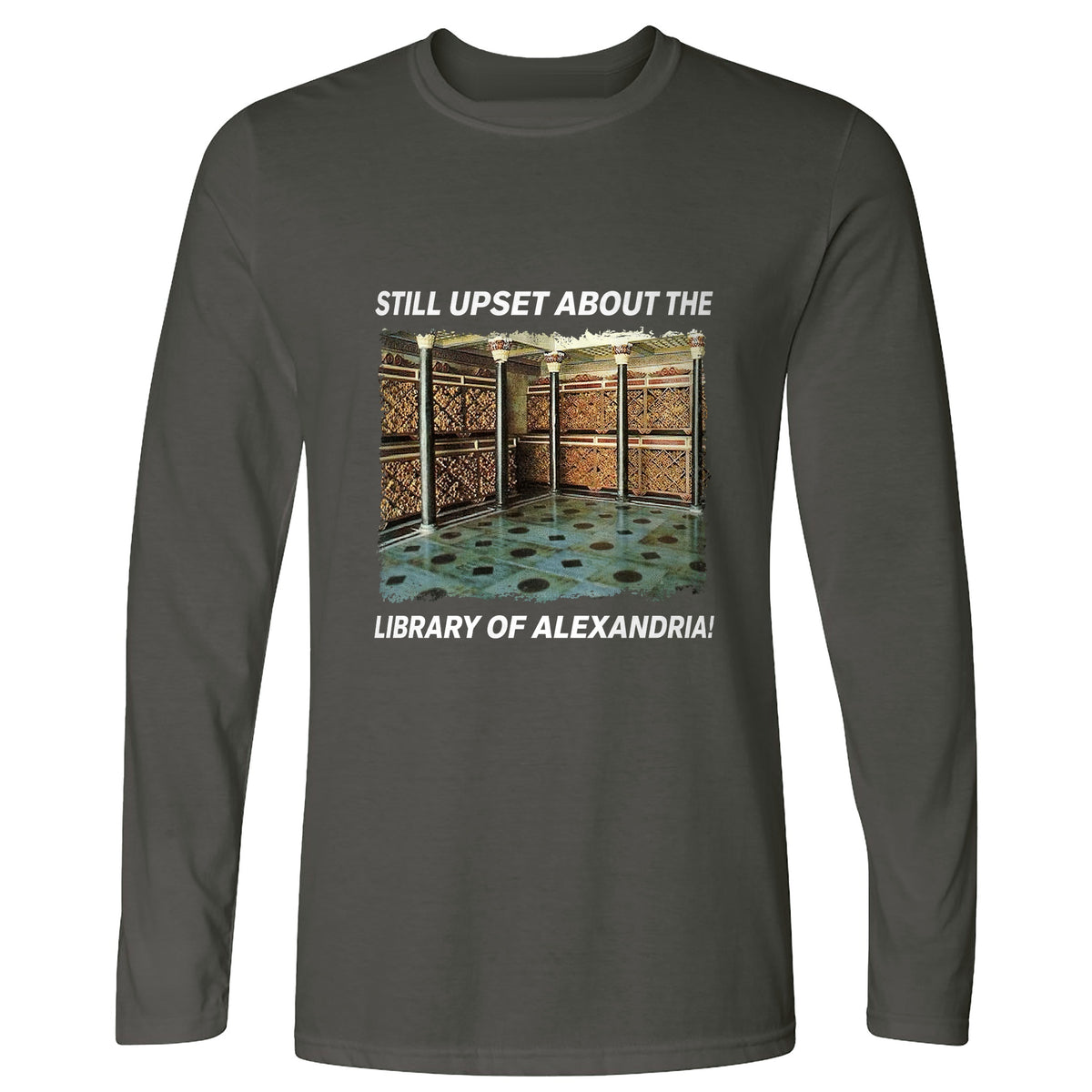 Library Of Alexandria Long Sleeve T-Shirt