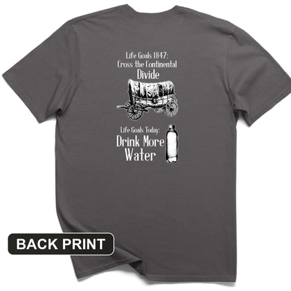 Life Goals Back Print T-Shirt