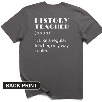 Like A Regular Teacher Back Print T-Shirt