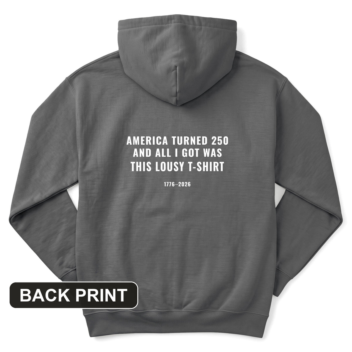 Lousy Back Print Hoodie