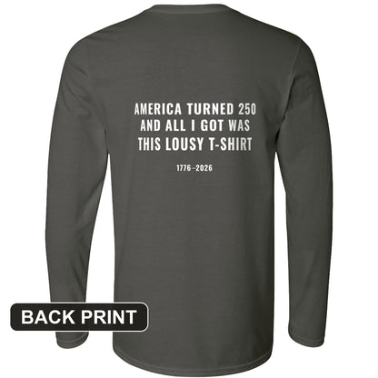 Lousy Back Print Long Sleeve T-Shirt
