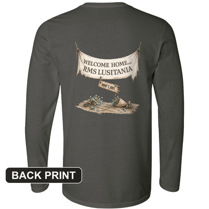 Lusitania Back Print Long Sleeve T-Shirt