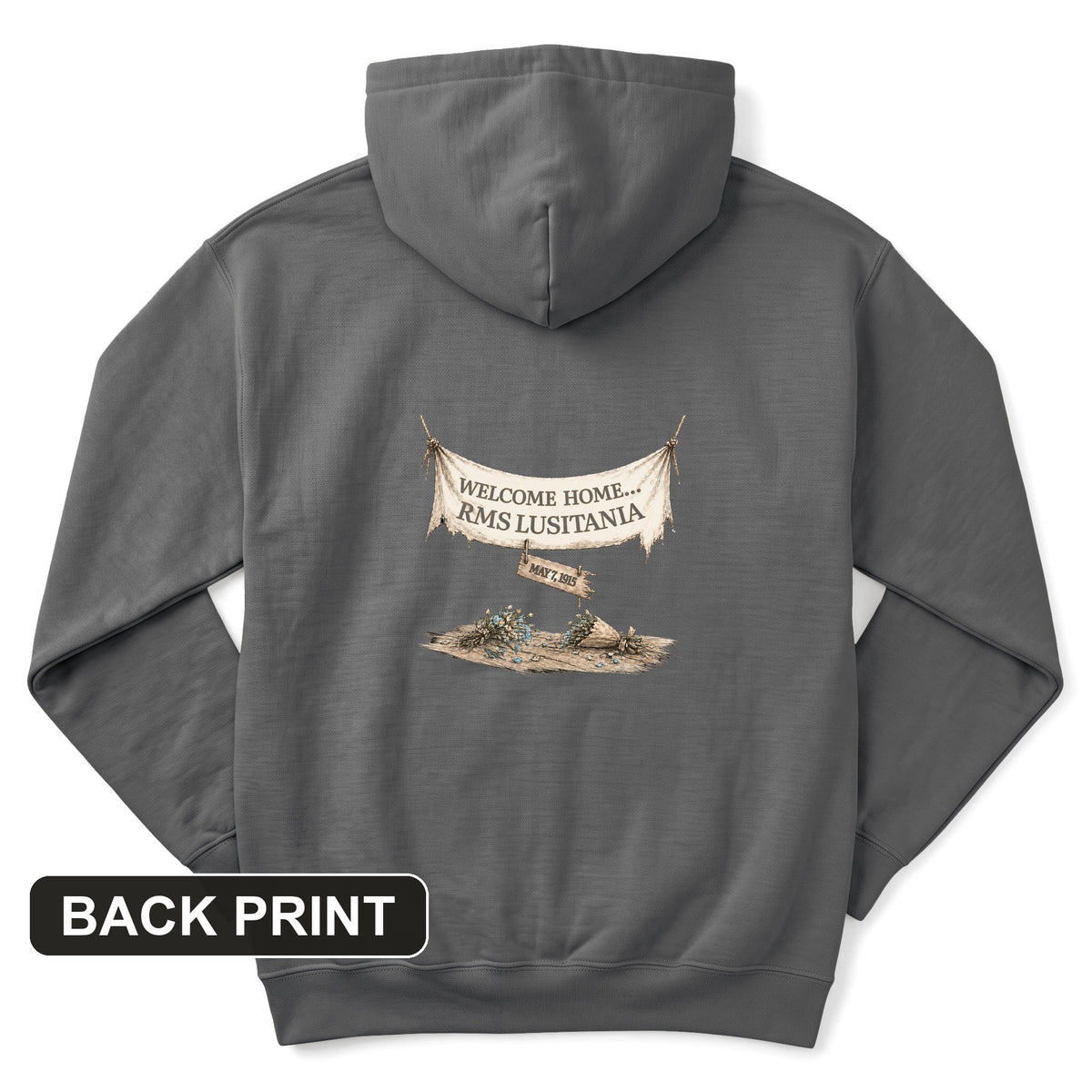 Lusitania Back Print Hoodie