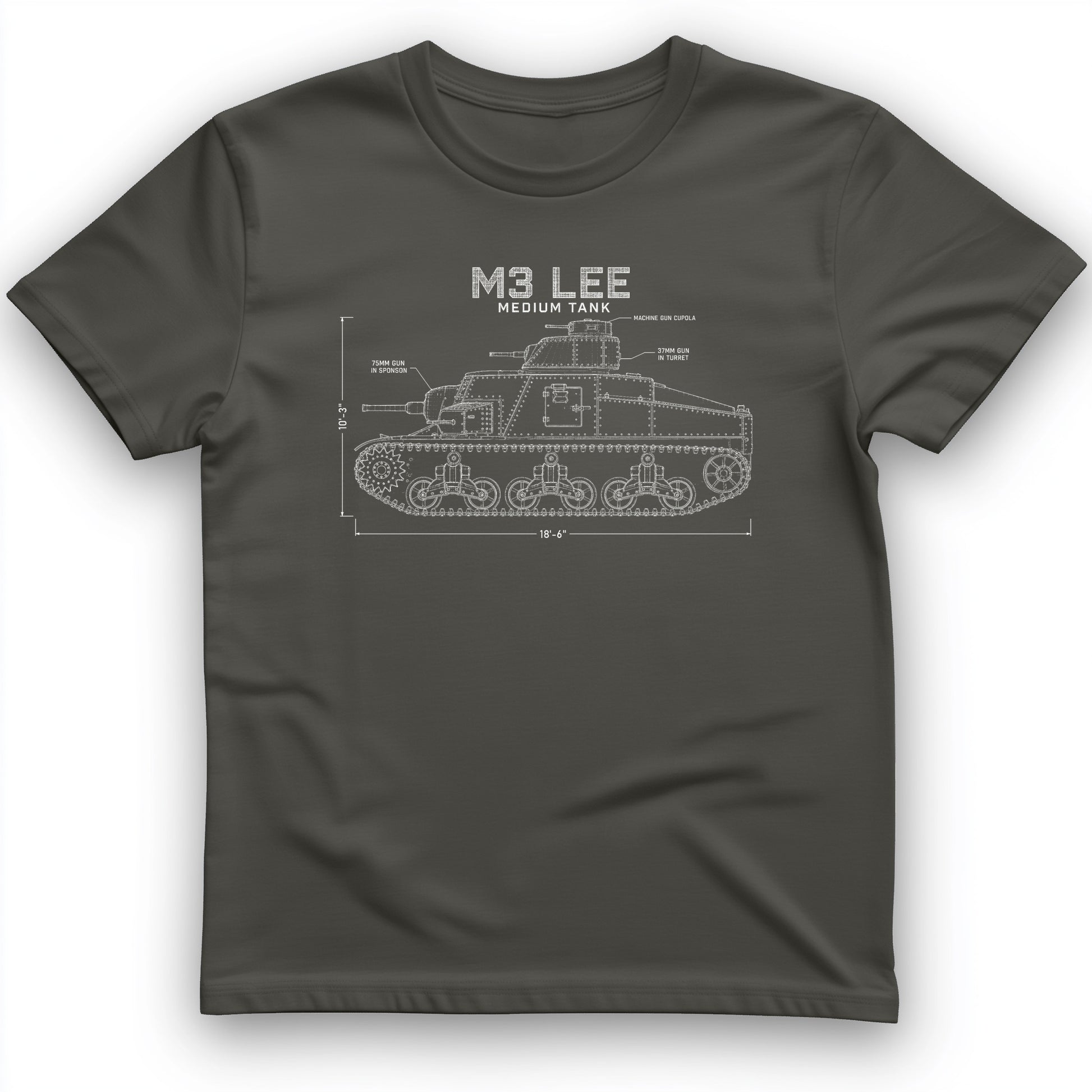 M3 Lee Blueprint T-Shirt