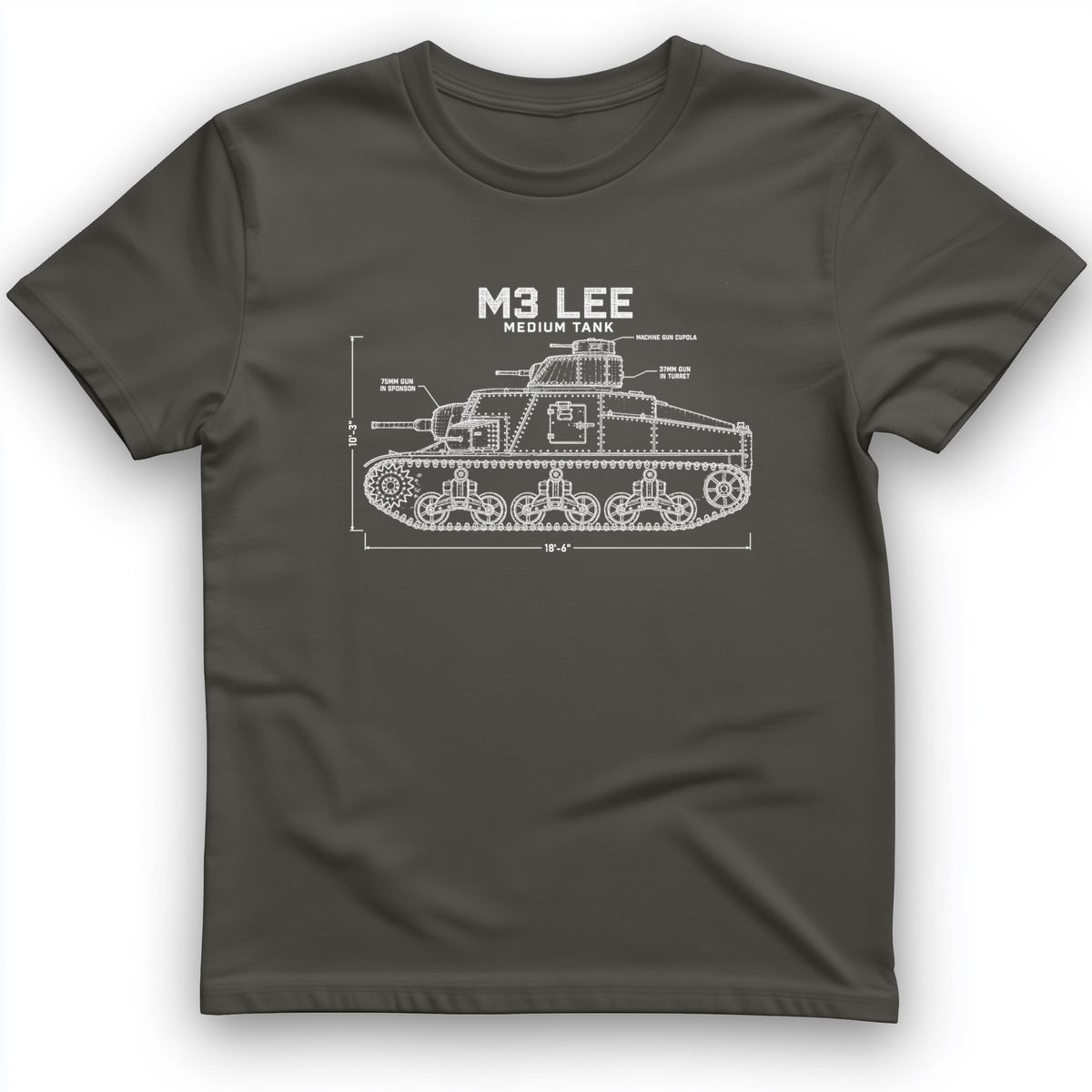 M3 Lee Blueprint T-Shirt