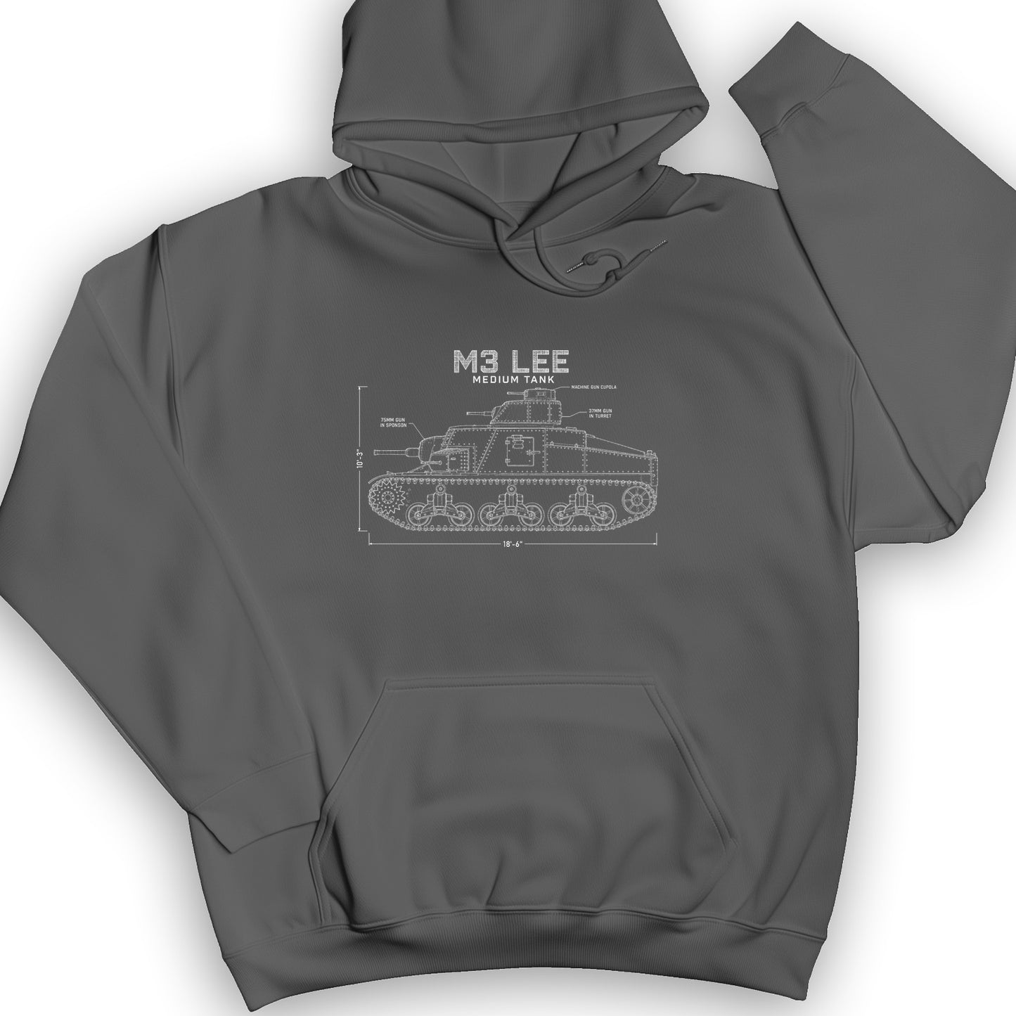M3 Lee Blueprint Hoodie