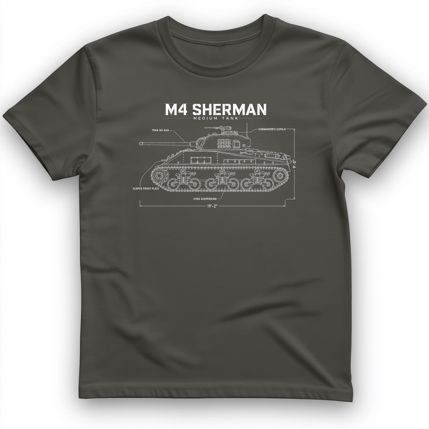 M4 Sherman Blueprint T-Shirt