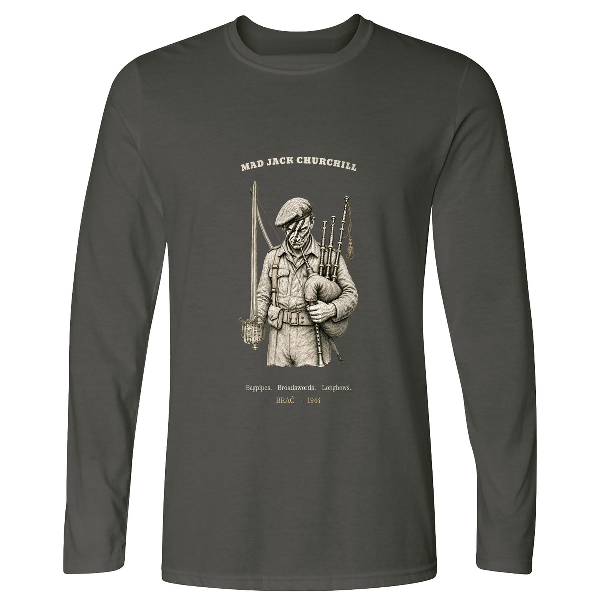 Mad Jack Churchill Long Sleeve T-Shirt