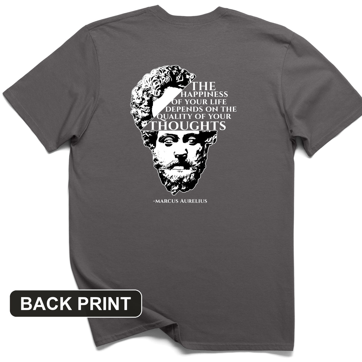 Marcus Aurelius Back Print T-Shirt