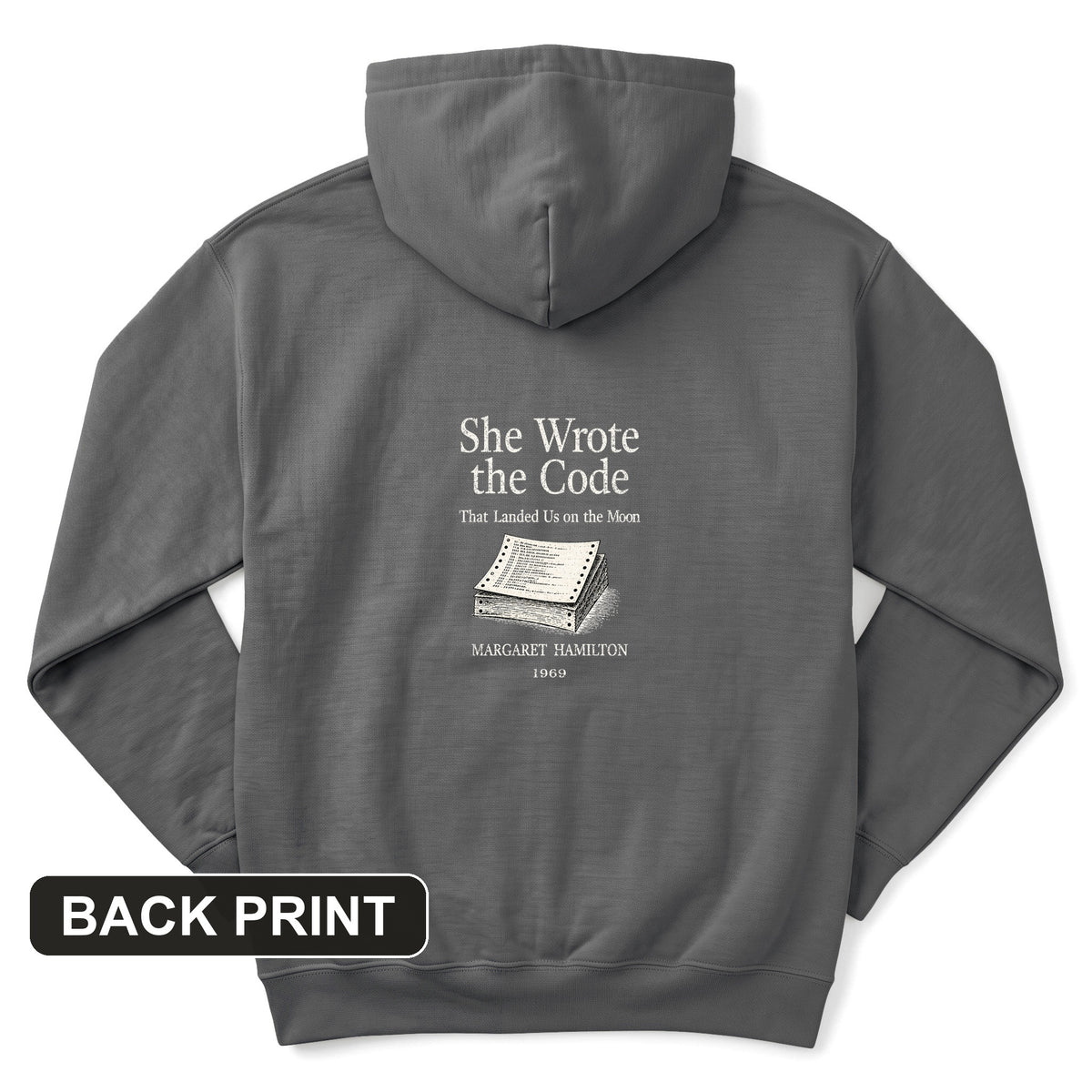 Margaret Hamilton Back Print Hoodie
