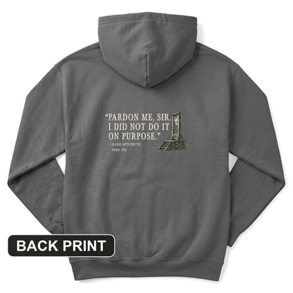 Marie Antoinette Back Print Hoodie