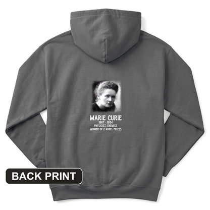 Marie Curie Back Print Hoodie