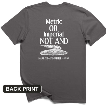 Mars Lander Back Print T-Shirt