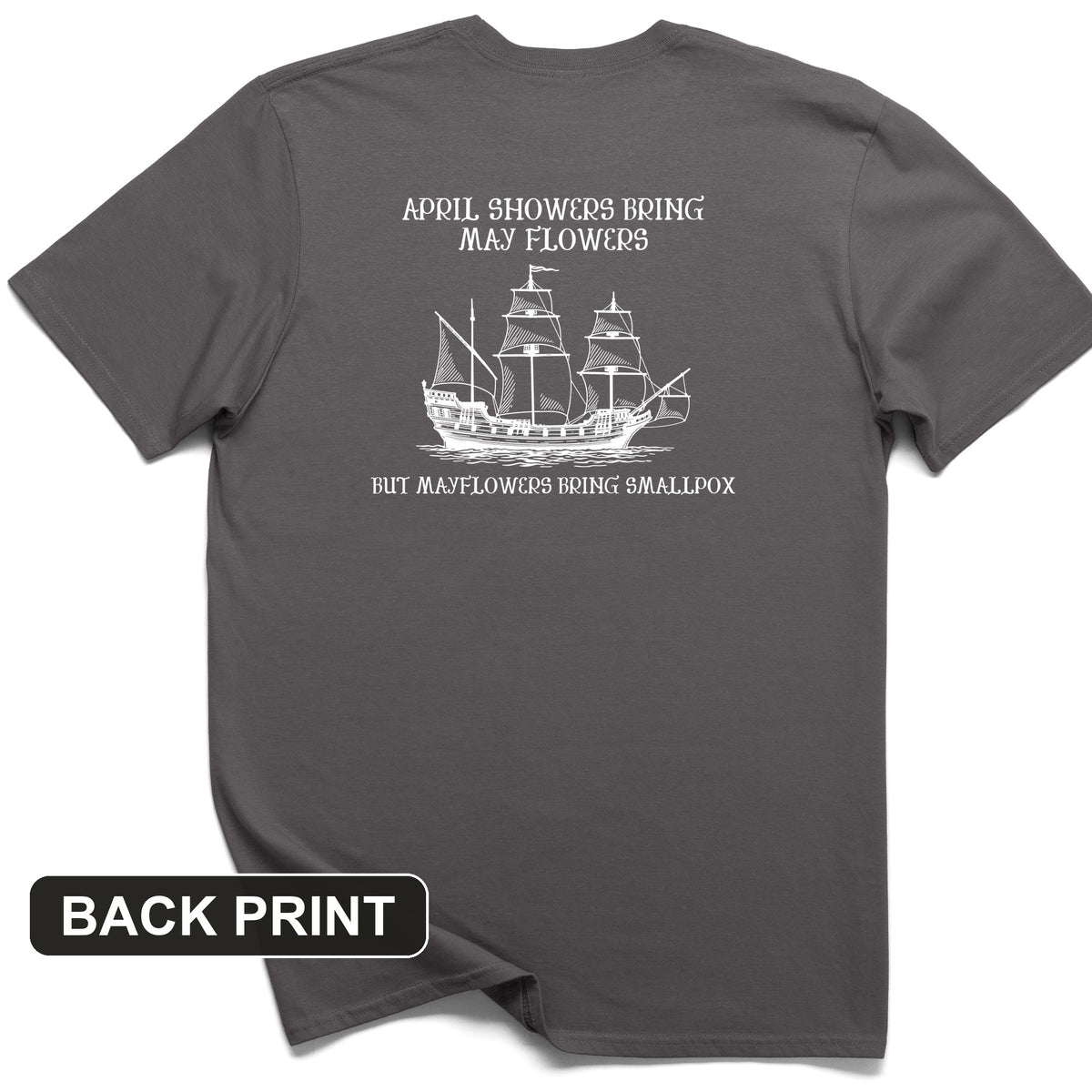 Mayflower Back Print T-Shirt