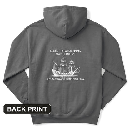 Mayflower Back Print Hoodie