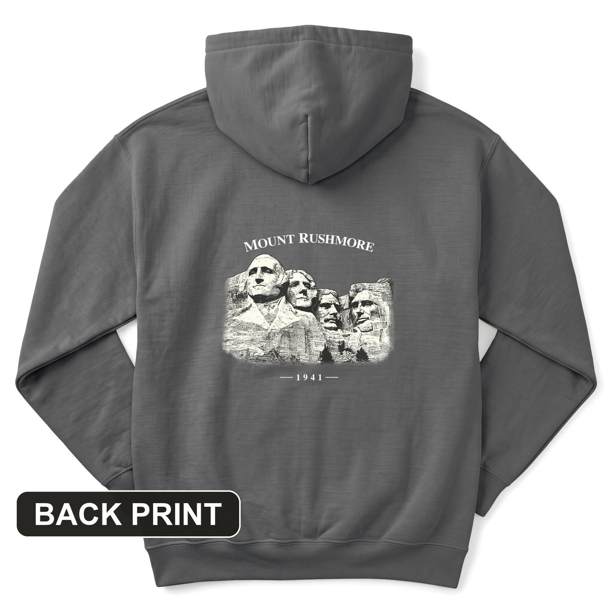 Mount Rushmore Back Print Hoodie