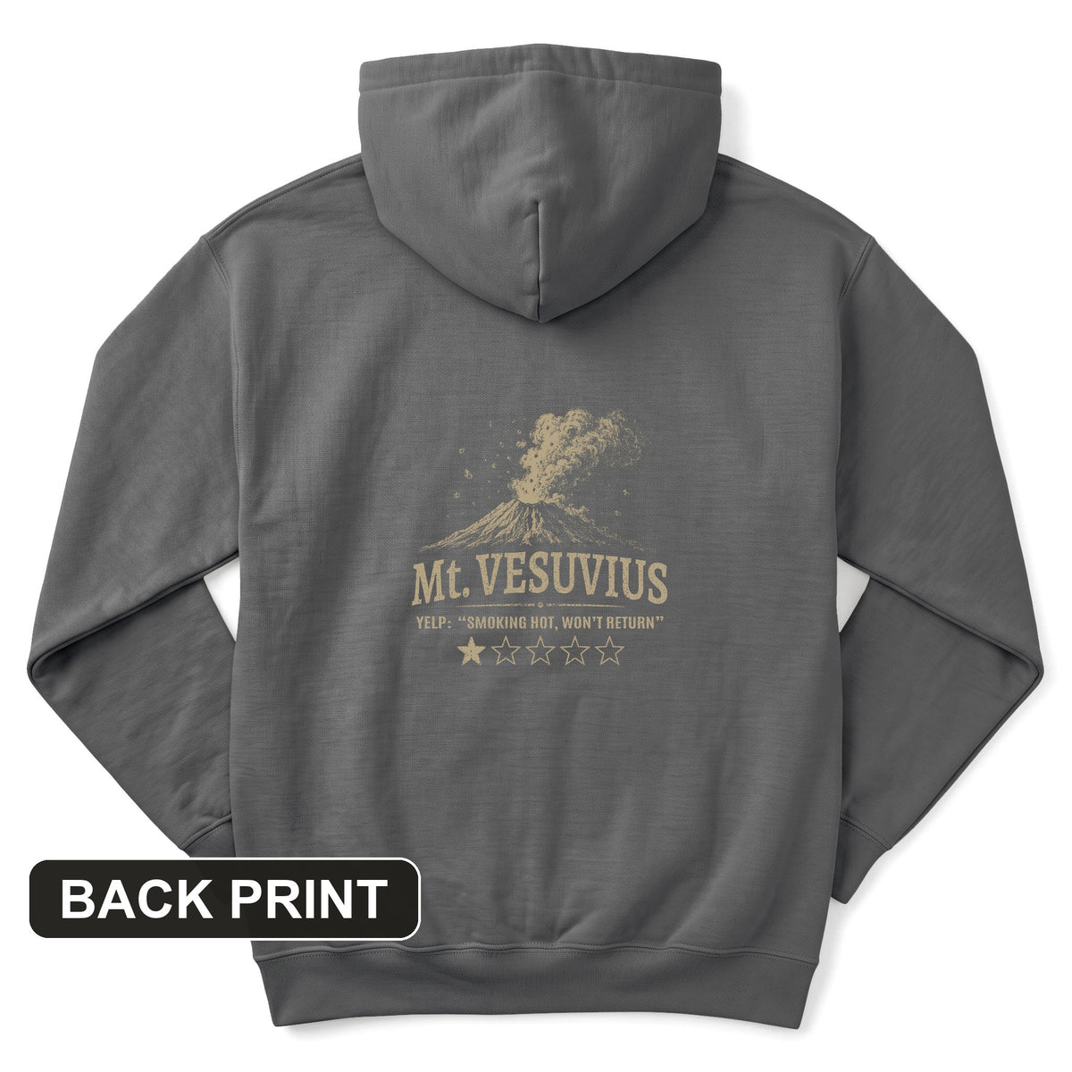 Mount Vesuvius Back Print Hoodie