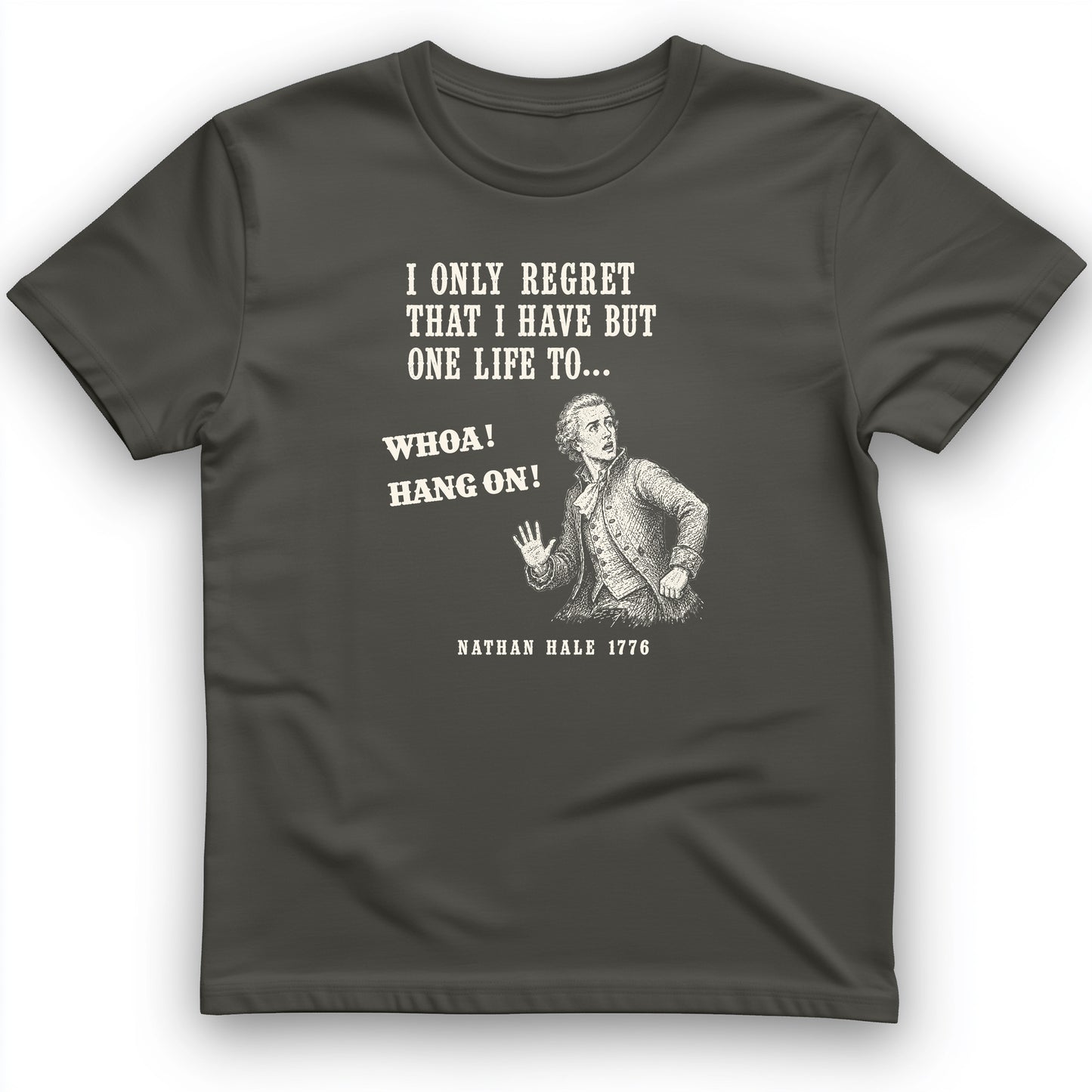 Nathan Hale Whoa Hang On T-Shirt