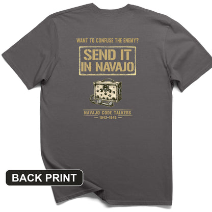 Navajo Code Talkers Back Print T-Shirt