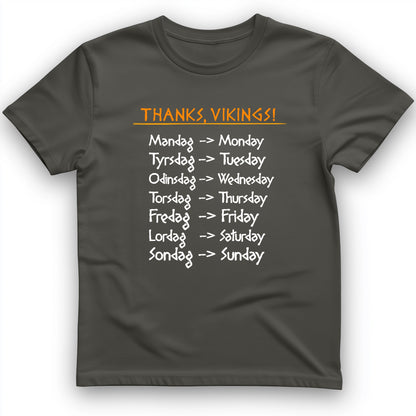 Nordic Gods Days Of The Week T-Shirt