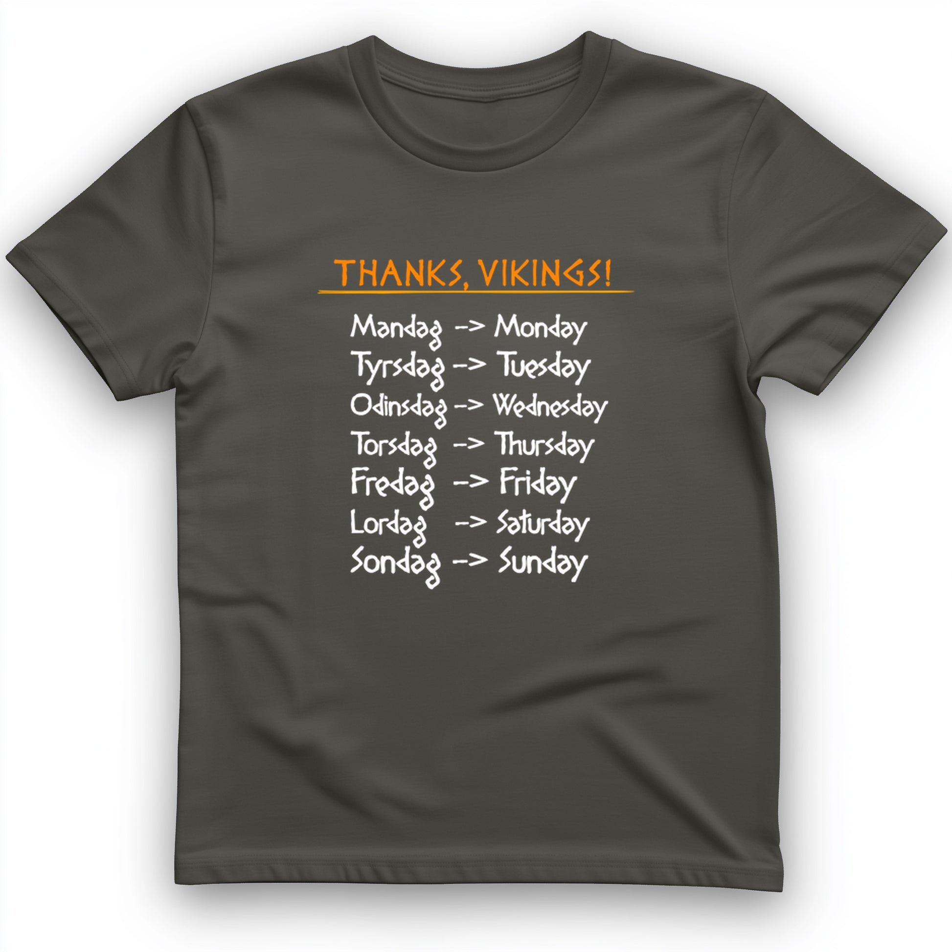 Nordic Gods Days Of The Week T-Shirt