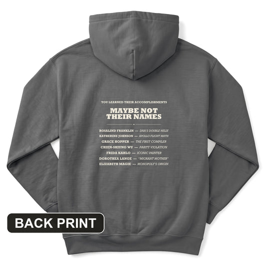 Not Their Names Back Print Hoodie