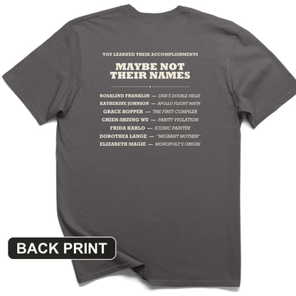 Not Their Names Back Print T-Shirt