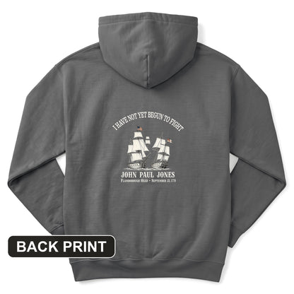 Not Yet Begun to Fight Back Print Hoodie