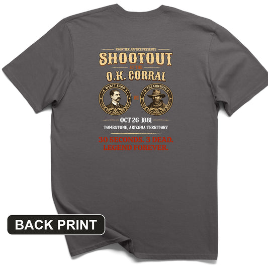 OK Corral Back Print T-Shirt