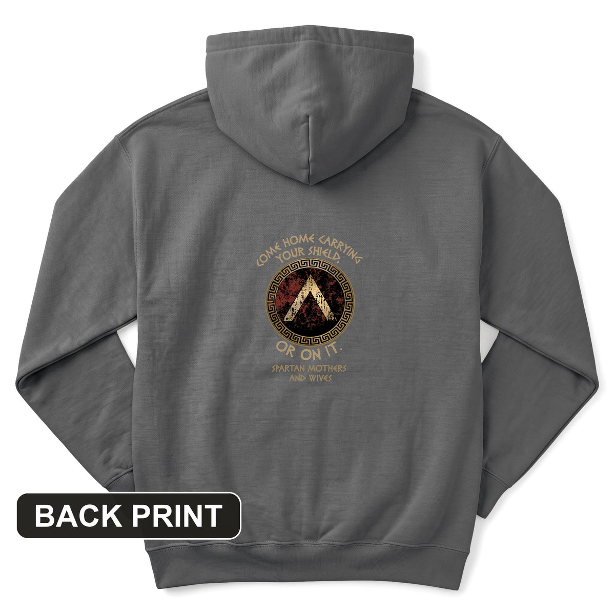 On Your Shield Back Print Hoodie